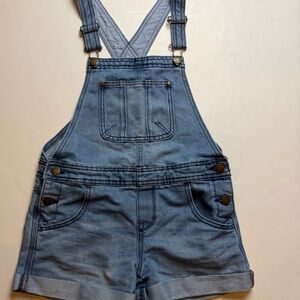 Tommy Hilfiger Blue Denim Overalls with Front Pockets